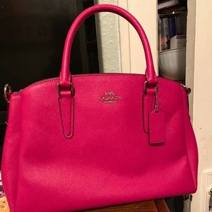 Brand new Coach satchel with crossbody strap